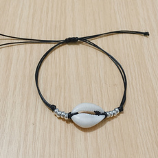 Summer, sliverbeadsbracelet, hippie, cowriebracelet