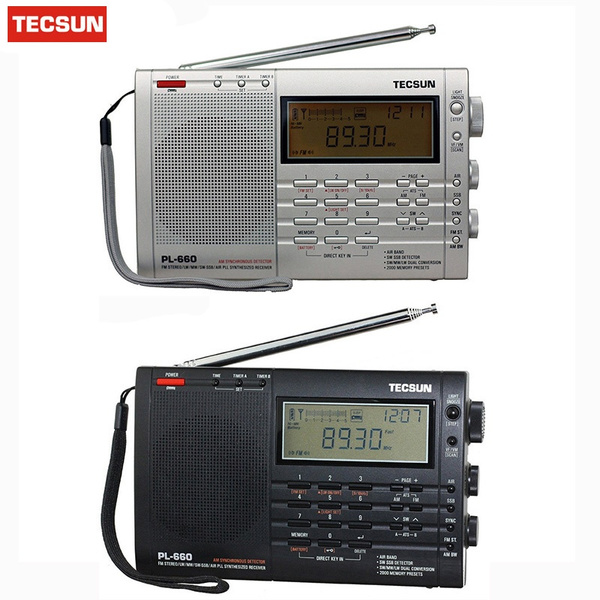 TECSUN PL-660 Radio PLL SSB VHF AIR Band Radio Receiver FM/MW/SW