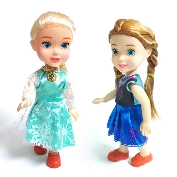 NEW 1pcs Mini Princess Elsa Anna Baby Dolls Kids Cartoon Toys For Children  Girl Doll The Snow Queen Toy | Wish