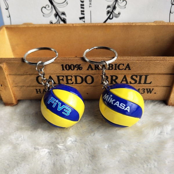 Volleyball Keychain for Car Keys, Volleyball Gifts for Team