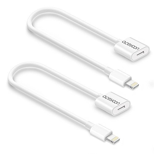 Aceyoon Lightning Cable Extender 1ft Short 2 Pack Female Lightning Extension Cord Support Data Audio Charge Dock Connector For Apple Iphone 7 7 Plus 6 Ipad Air Wish Aceyoon Lightning Cable Extender 1ft Short 2 Pack Female Lightning Extension Cord Support Data Audio Charge Dock Connector For Apple Iphone 7 7 Plus 6 Ipad Air Wish
