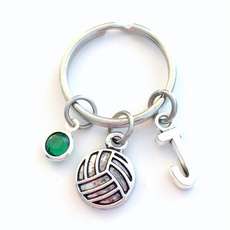 volleyballkeychain, Key Chain, Jewelry, Chain