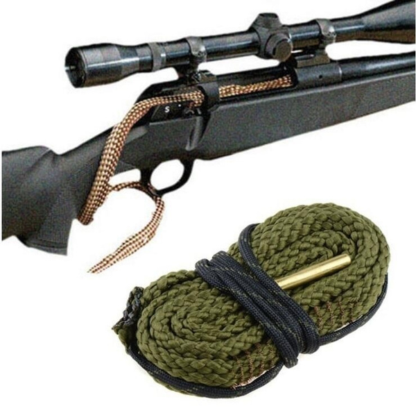 Bore Snake Rope 22 Cal 5.56mm 223 Caliber Gun Rifle Cleaning Cord Kit  Hunting Gun Accessories