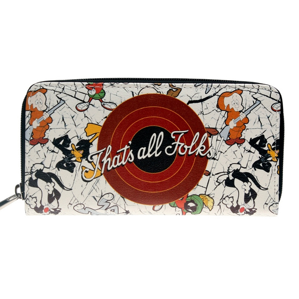 designer zip around purse