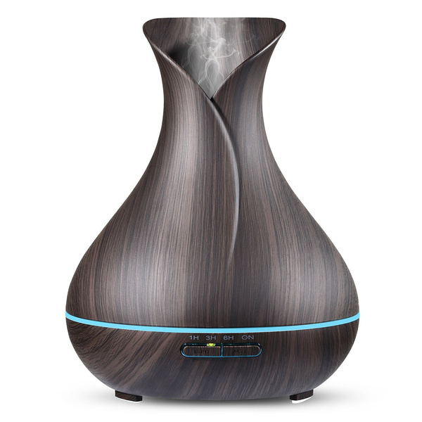 Atherischer Ol Diffusor Gootosp 400ml Aroma Diffusor Duft Holz Korn Kalter Nebel Diffusor Luftbefeuchter Ultraschall Kuhler Nebel Aroma Diffusor Duft Mit Hellen Led Andernden Farben Fur Badekurort Yoga Haus Buro Wish