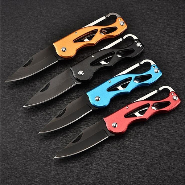 Multifunction Folding Fold Knife Portable Key Ring Camping Mini Peeler ...