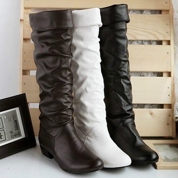 long boots leather
