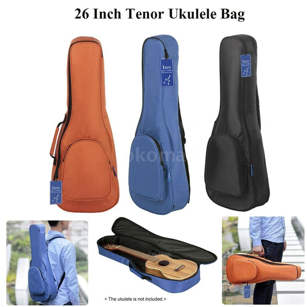 26 Inch Tenor Ukulele Bag Ukelele Uke Padded Backpack Case with
