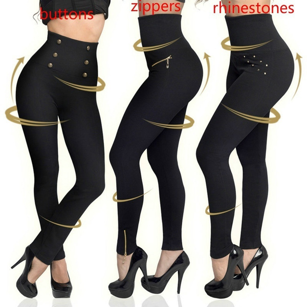 New 3 Style Hollywood Pants Slimming High Waist-Shaping Leggings Slimming  Mention Hip Leggings Plus Size