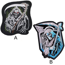 patchesforjacket, Fashion, skull, reaper