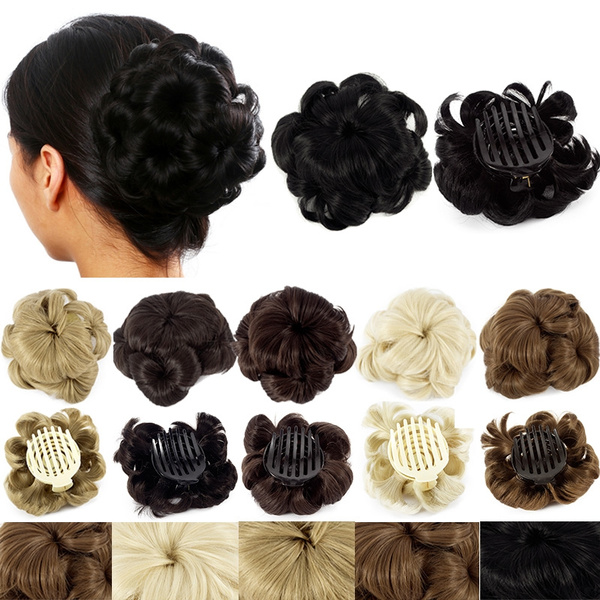 Ladies Wavy Curly Wigs Dish Faux Hair Bun Extension Hairpiece Scrunchie Chignon | Wish Ladies Wavy Curly Wigs Dish Faux Hair Bun Extension Hairpiece Scrunchie Chignon | Wish