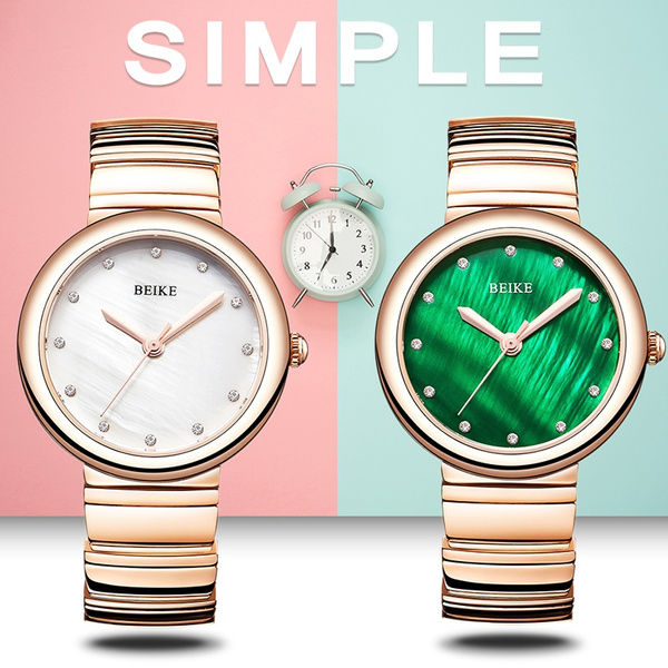Orologio Da Donna Colorato Orologio Da Donna Al Quarzo Top Luxury Brand  Orologio Da Polso Femminile Ragazza Orologio Cinturino in Acciaio  Inossidabile Semplice Elegante Abito Orologi | Wish