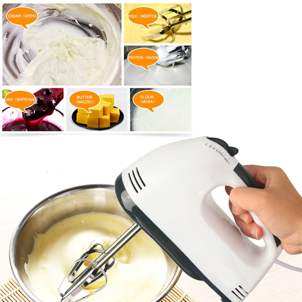 Home Kitchen Electric Egg Whisk Cream Dough Butter Egg Mixing Hand