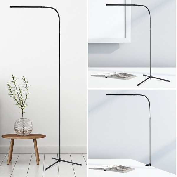 3 In 1 Dimmable Led Floor Lamp Slypnos Height And Angle Adjustable Reading Lamps Flexible Gooseneck Desk With C Clamp Tripod Base Energy Saving Standing For Bedrooms Living Room Study Wish 3 In 1 Dimmable Led Floor Lamp Slypnos, Flexible Floor Standing Lamps