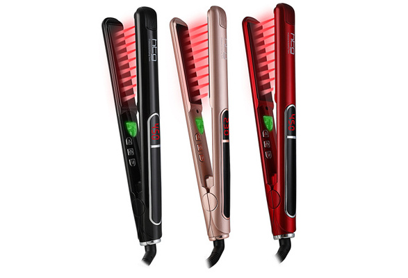 HTG Professional Hair Straightener with lONIC Infrared Hair Straightener Straightening iron LCD Display Hair Flat Iron HT087 Wish