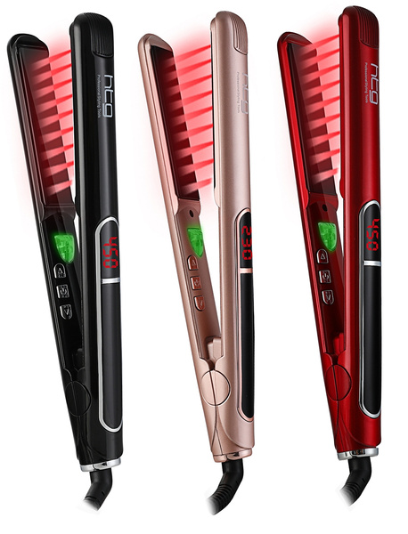 HTG Professional Hair Straightener with lONIC Infrared Hair Straightener Straightening iron LCD Display Hair Flat Iron HT087 Wish