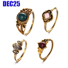 Turquoise, ファッション, レディースファッション, Gold Ring