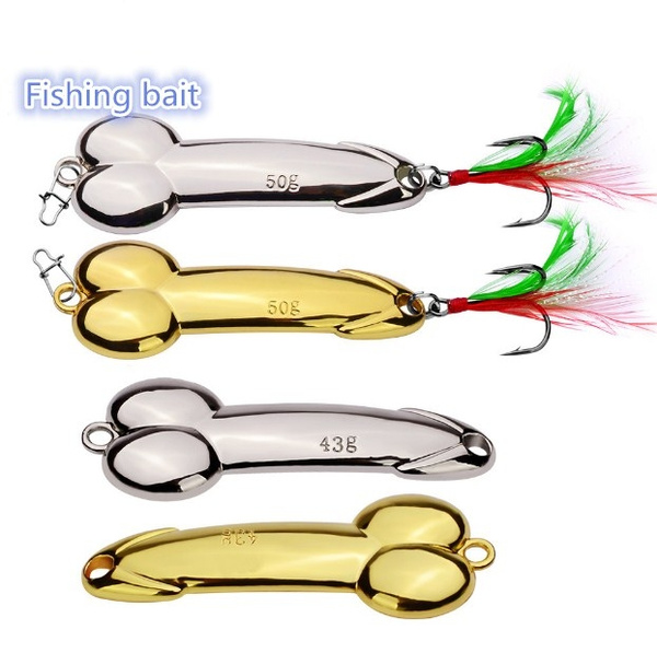 FEDULK Fish Lures 1Pcs Hard Metal Wobble Spoon Lure Feather Bait Hook Fishing Tackle 