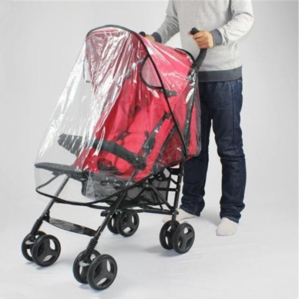 Universal Waterproof Stroller Shield Weather Rain Cover Wind Baby Infant Canopy 