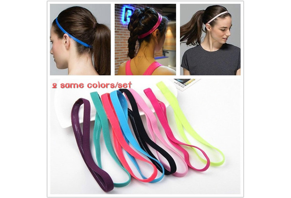 HCHYFZ Sports Headbands Non-Slip Hair Bands Workout Unisex Head Bands for Fitness Yoga Bike Fishing Running