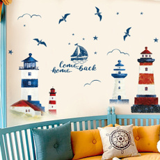 town, Blues, Home & Living, Wall Decal