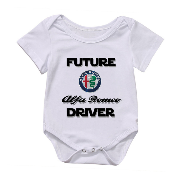 Future ALFA ROMEO driver LOGO KURZARM/LANGARM BABY/KID/TODDLER T-Shirt 