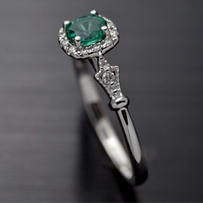 Jewelry, Engagement, Bride, Emerald
