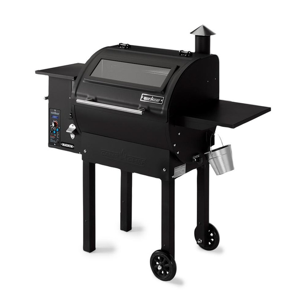 Camp Chef Magnum Dual Function Wood Fired Pellet Grill and Smoker Combo Duo Black