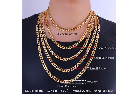 European Luxury Exaggerated Gold Chain 