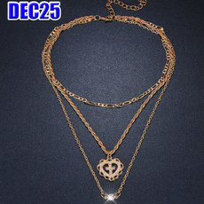 Heart, Fashion, Cross Pendant, Choker