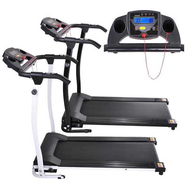 1100W Foldable Electric Treadmill Running Jogging Gym Running Motorized Machine 
