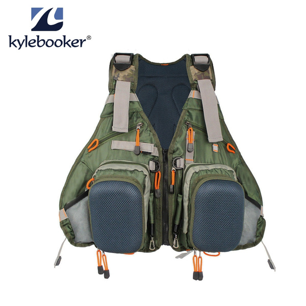 Kylebooker Fly Fishing Vest Pack Adjustable Fishing Backpack