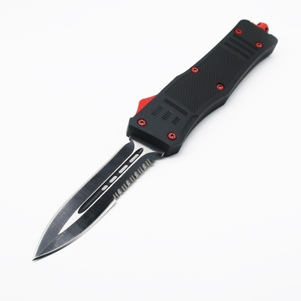 Spaceship Opdater to uger 8 Style A161 Red Devils Automatic Otf Knife Spring Assisted Knife with  Kydex Sheath Tactical Knife Double Edge / Single Edge | Wish
