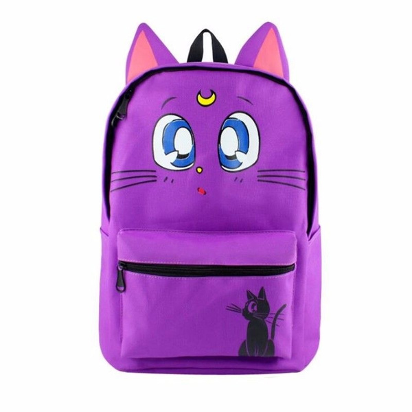 purple cat backpack