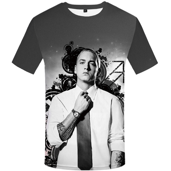 Eminem T shirt Men Women Music 3d T shirt Character Cool T shirt