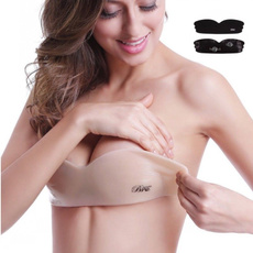 sexy bra, strapless, Silicone, selfadhesive
