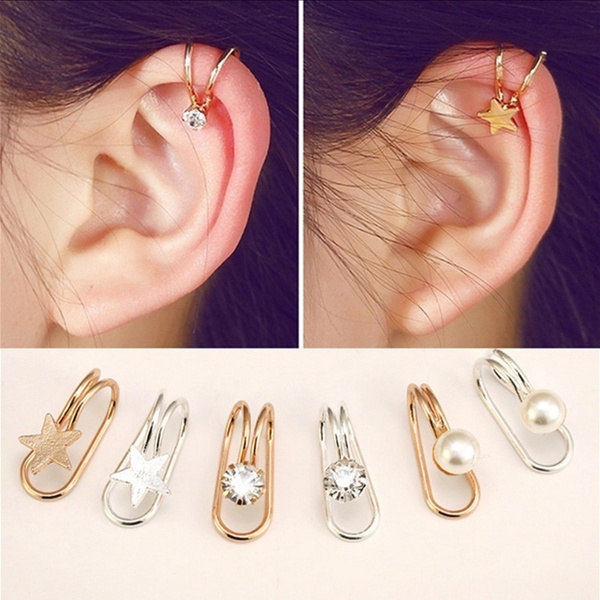 Fake upper hot sale ear piercing