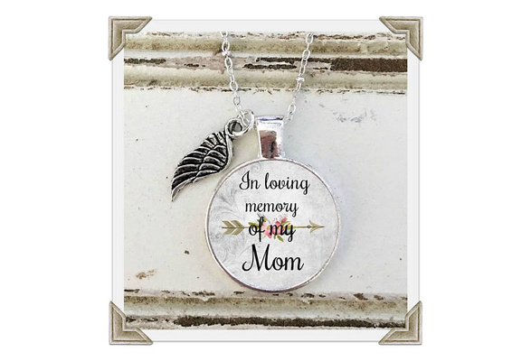 In memory of 2024 mom necklace