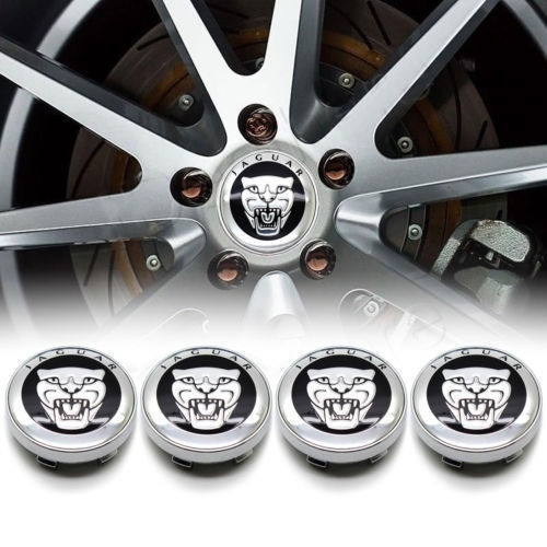 4Pcs 60mm Car Wheel Center Caps Hub Caps Leopard Emblems Badges Fit For ...