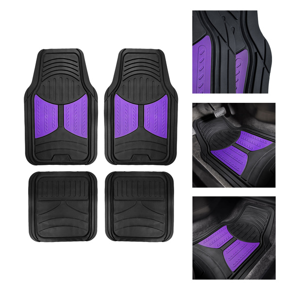 purple floor mats car