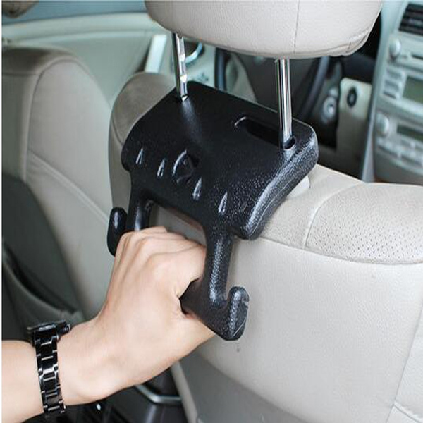 Car Seat Headrest Hanger Hook Safety Handrail Multipurpose Car Seat Back  Hooks Hanging Bag Holder Accessories