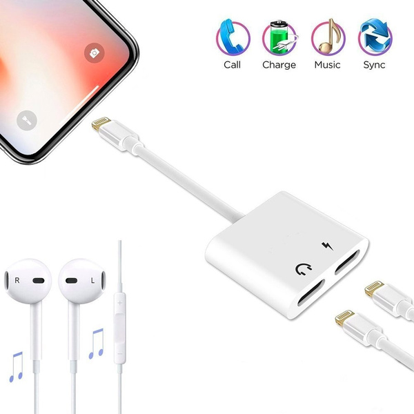 Iphone 7 charger and headphones adapter 
