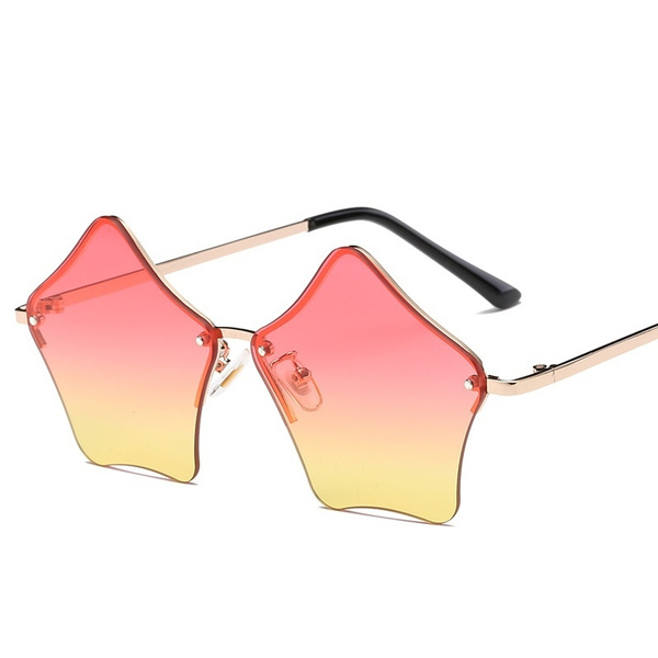 pink star glasses