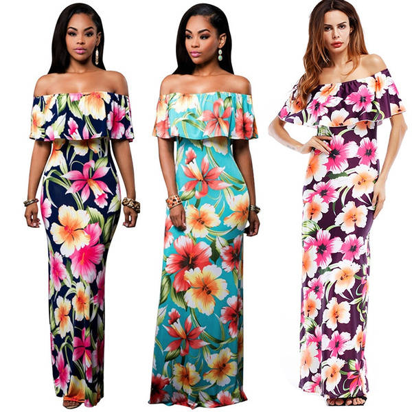 Tropical Formal Dresses for Women