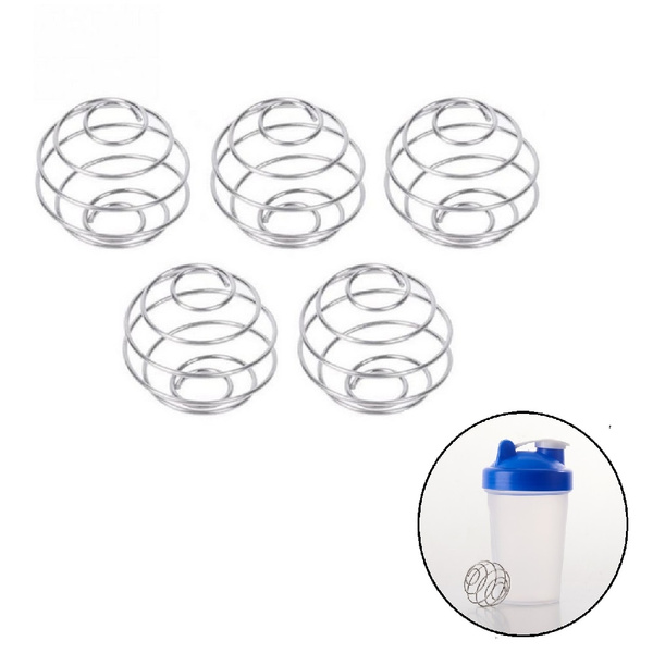 5 pcs/lot Stainless Steel Mixing Ball, Protein Mixer Shaker Bottle Cup Wire  Whisk Ball 2 Size | Wish