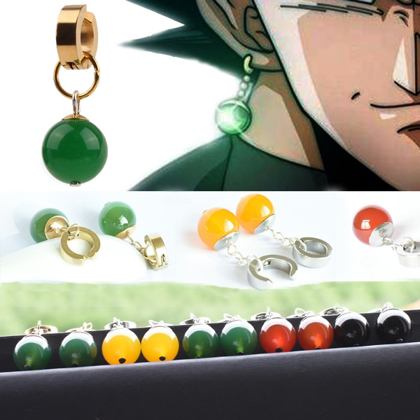 Special Offer! Cos Super Dragon Ball Z Vegeta Potara Son Earrings Earstuds