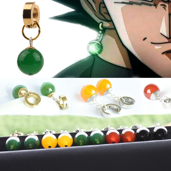 Super Dragon Ball Z Cosplay DBZ Vegetto Potara Earring Earrings Ear Stud