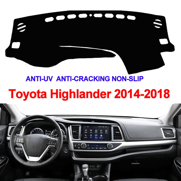 Car Dashboard Mat Fit for Toyota Highlander 20142018 Felt Fabric Anti