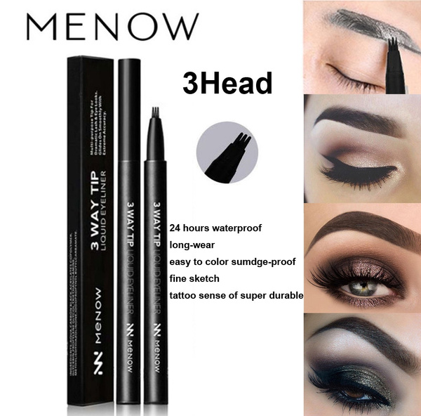 Makeup Tattoo Eyebrow Pen Waterproof Pencil Long Lasting Fork Tip Sketch Augenbrauenstift Crayon A Sourcils Augenbrauenstift Wish