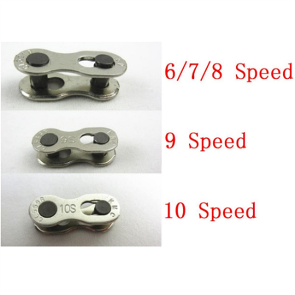 2Pcs Bike Bicycle Chain For 6/7/8/9/10 Speet Quick Master Link Joint Connector 